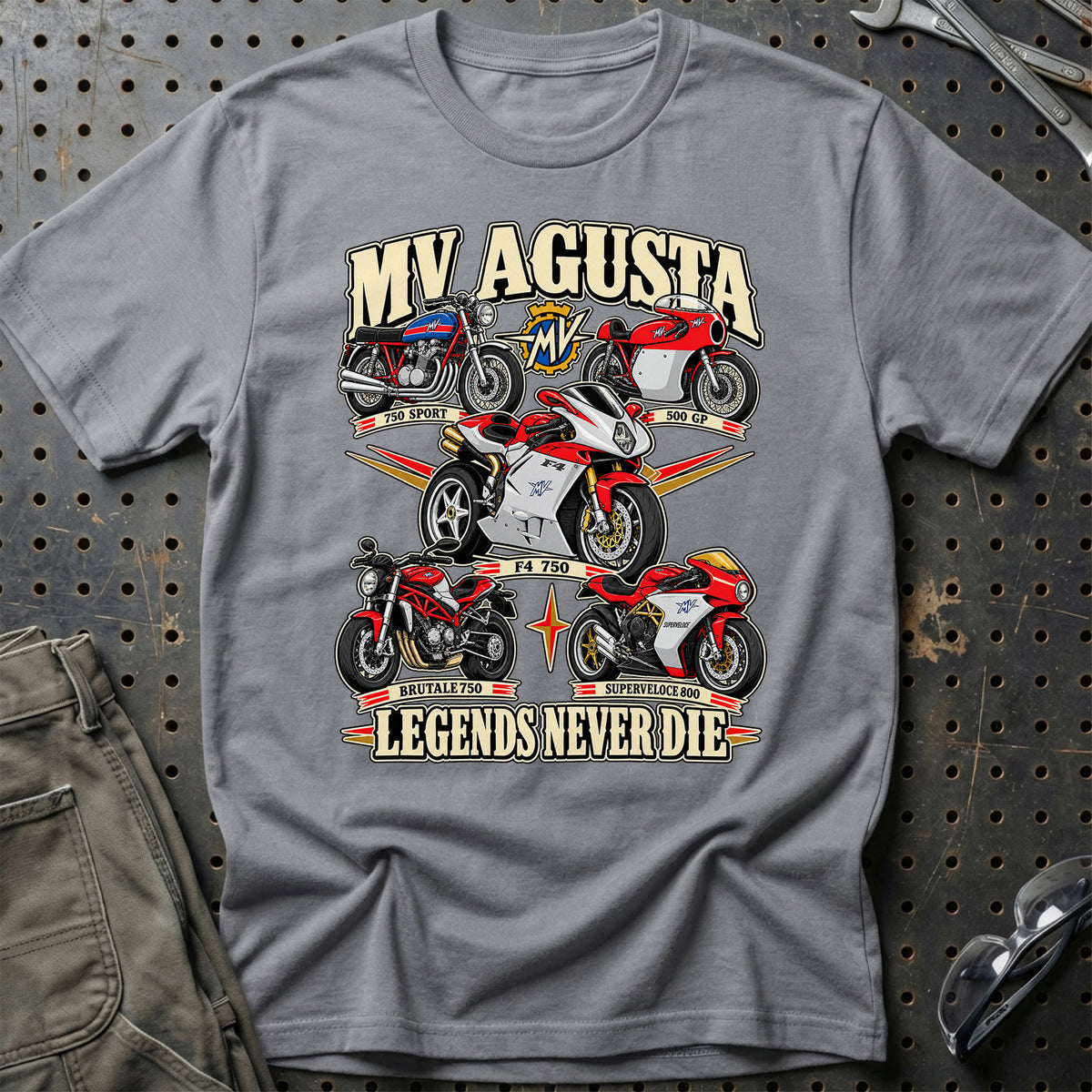 
Produktbillede af MV Agusta Legends Never Die T-Shirt