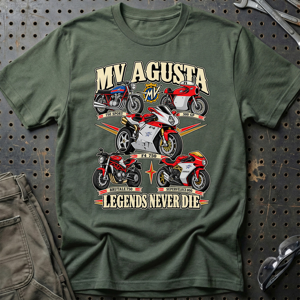 
Produktbillede af MV Agusta Legends Never Die T-Shirt