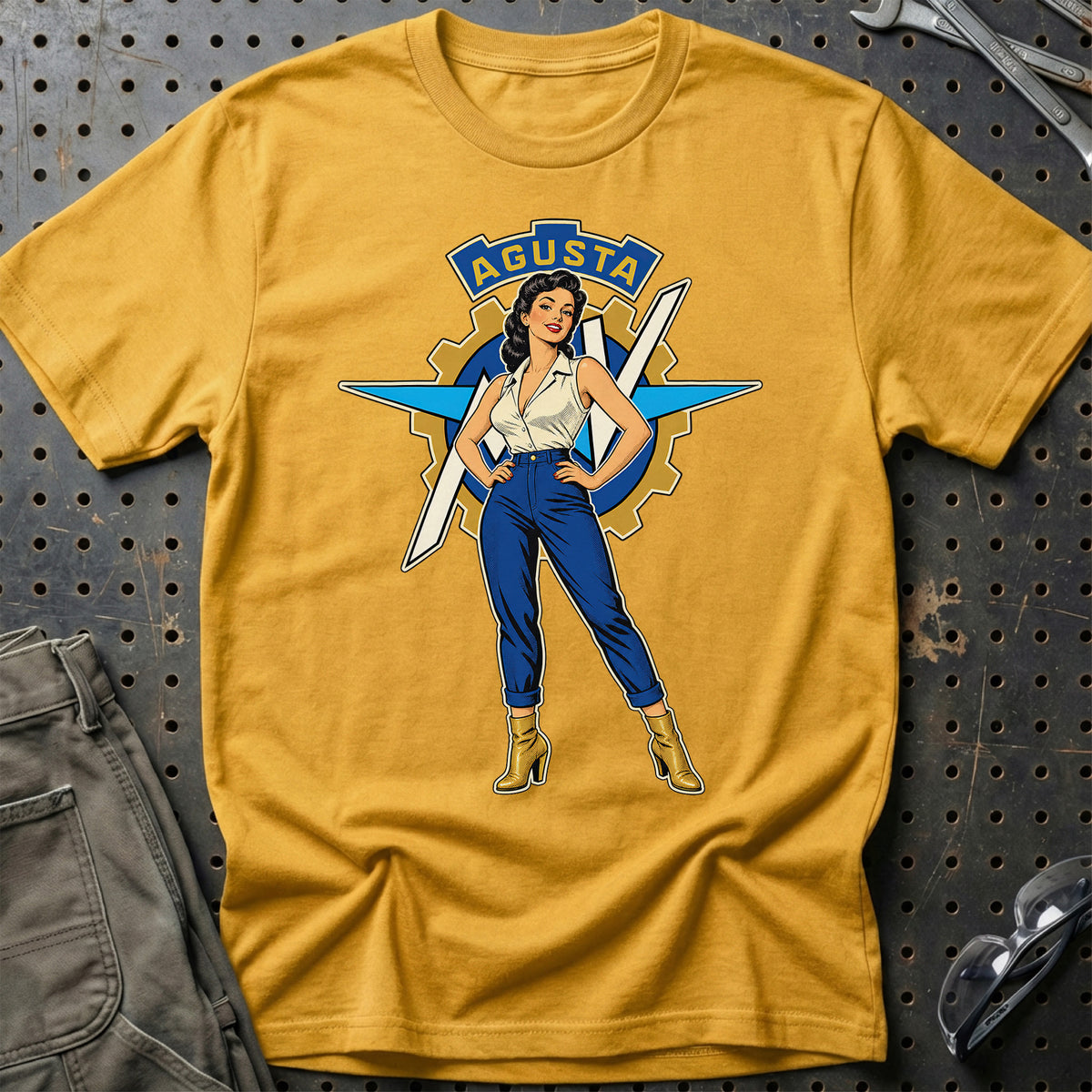
Produktbillede af MV Agusta Retro Pinup T-Shirt