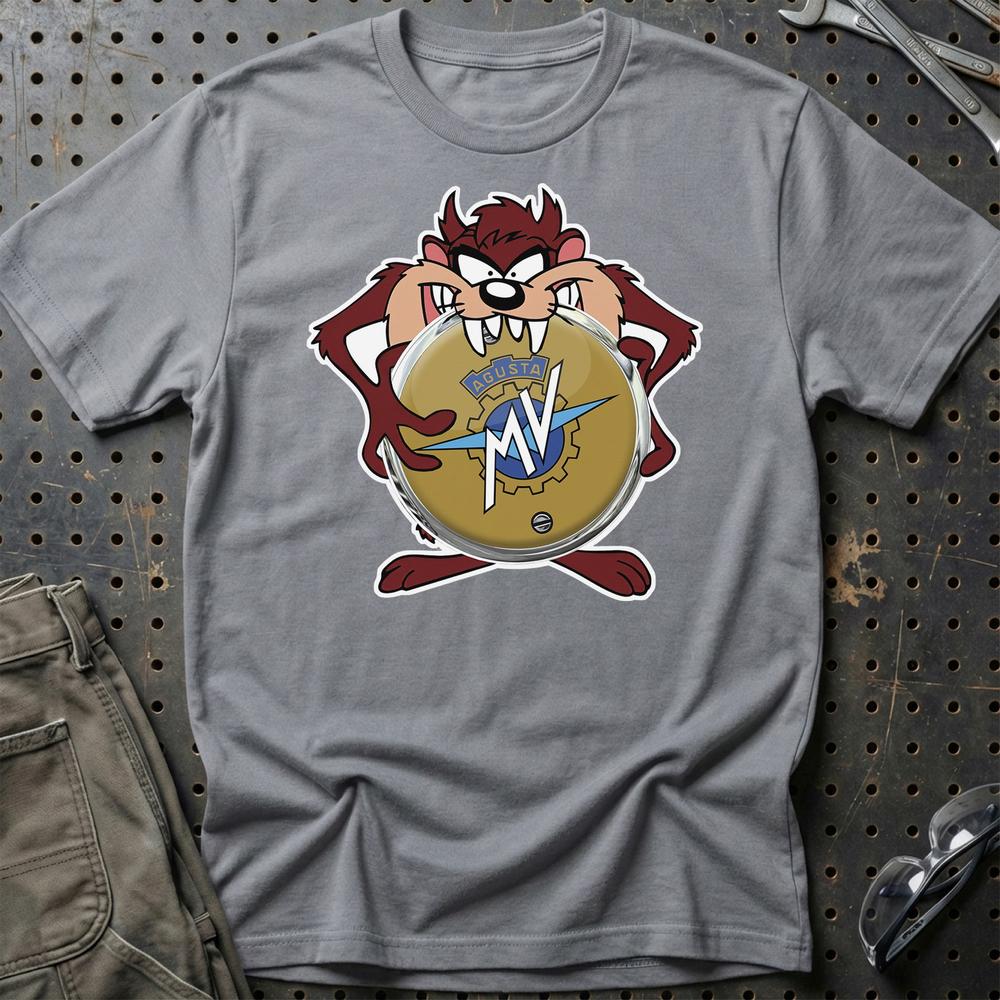 MV Agusta TAZ T-Shirt-Beklædning-MV Agusta-Grå Sport-S-Garage Culture Shop- garage - man cave - merchandise