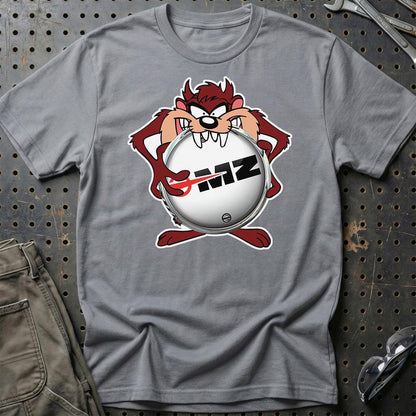 MZ Motorrad TAZ Unisex T-Shirt , Bomul-Beklædning-MZ-Grå Sport-S-Garage Culture Shop- garage - man cave - merchandise