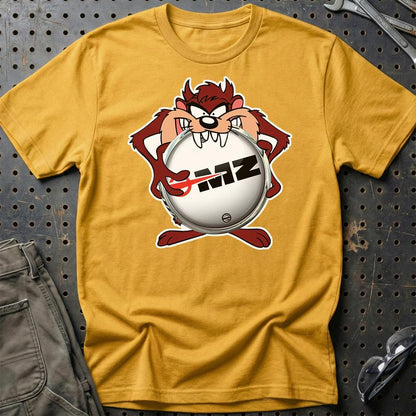 MZ Motorrad TAZ Unisex T-Shirt , Bomul-Beklædning-MZ-Guld-S-Garage Culture Shop- garage - man cave - merchandise