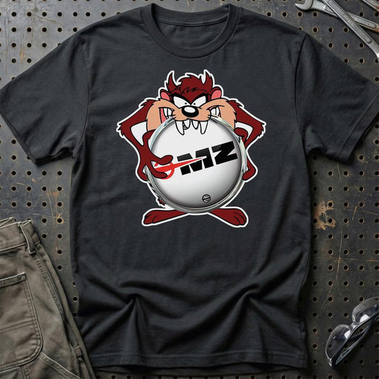 MZ Motorrad TAZ Unisex T-Shirt , Bomul-Beklædning-MZ-Sort-S-Garage Culture Shop- garage - man cave - merchandise