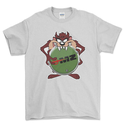 MZ TAZ Unisex T-Shirt , Bomuld-Beklædning-MZ-Hvid-S-Forside-Garage Culture Shop- garage - man cave - merchandise