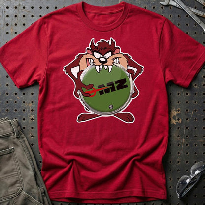 MZ TAZ Unisex T-Shirt , Bomuld-Beklædning-MZ-Rød-S-Garage Culture Shop- garage - man cave - merchandise