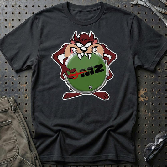 MZ TAZ Unisex T-Shirt , Bomuld-Beklædning-MZ-Sort-S-Garage Culture Shop- garage - man cave - merchandise