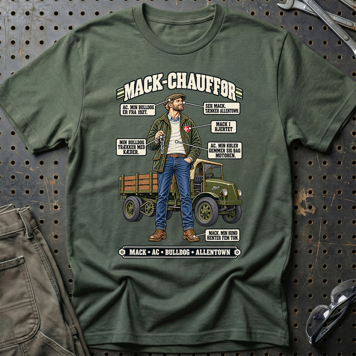 
Mack-Chauffør T-Shirt – Grøn Militær