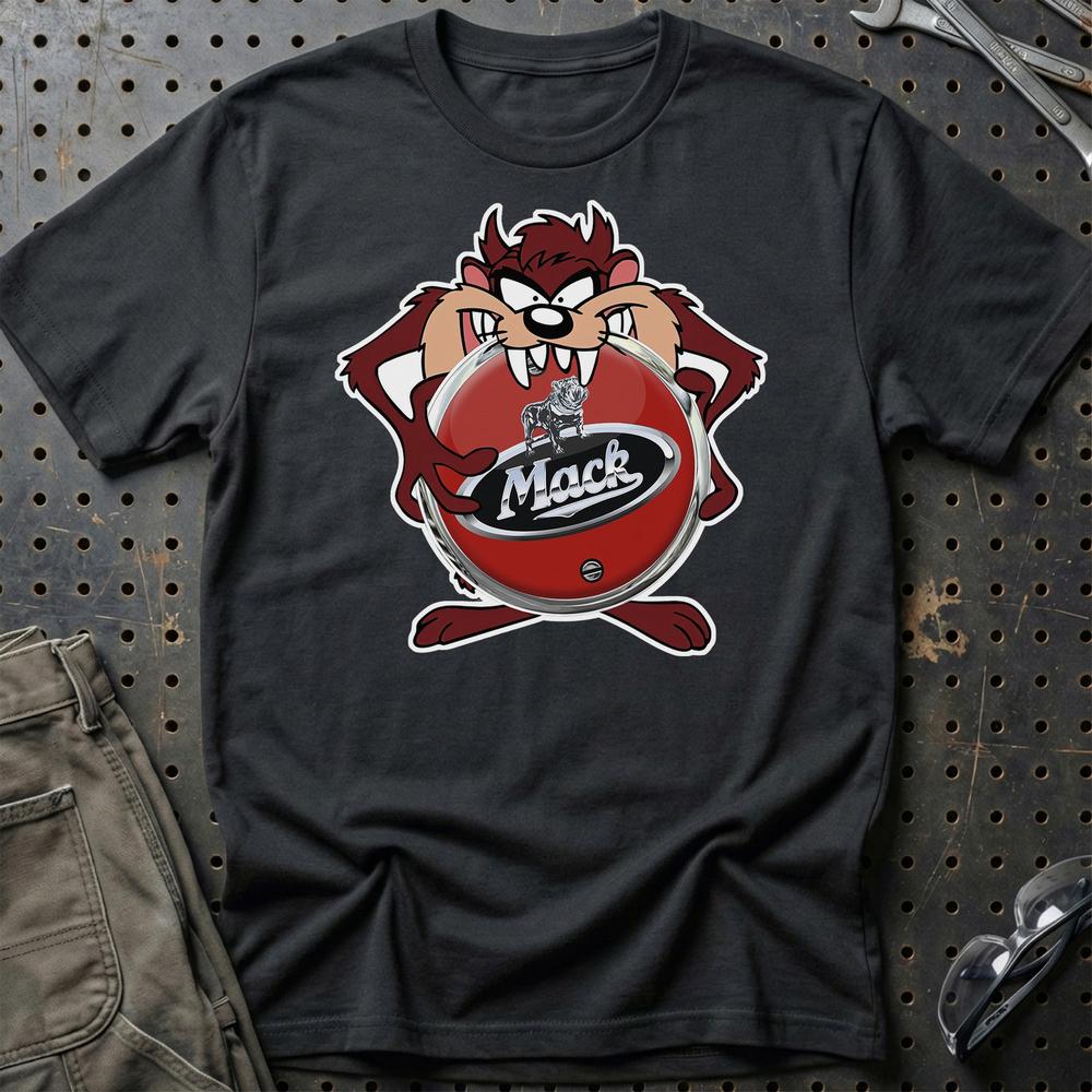 Mack TAZ T-Shirt-Beklædning-Mack-Sort-S-Garage Culture Shop- garage - man cave - merchandise