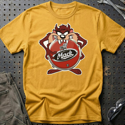 Mack TAZ Unisex T-Shirt , Bomuld-Beklædning-Mack-Guld-S-Garage Culture Shop- garage - man cave - merchandise