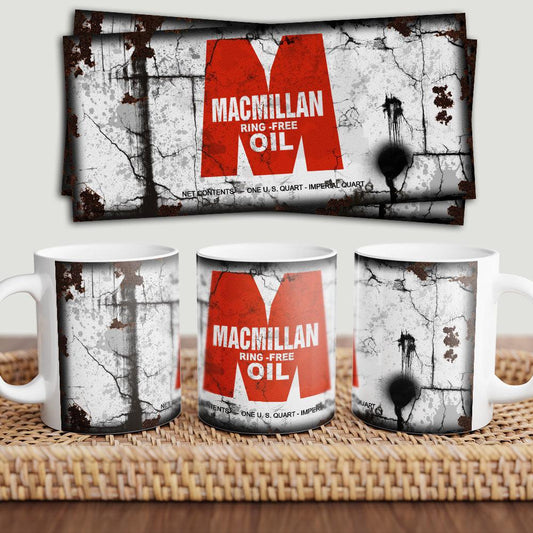 Macmillan Motorolie Keramisk Krus-Krus-Motorolie-Garage Culture Shop- garage - man cave - merchandise