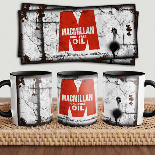 Macmillian "To Toner" Vintage Keramisk Krus-Krus-Motoroil-Garage Culture Shop- garage - man cave - merchandise