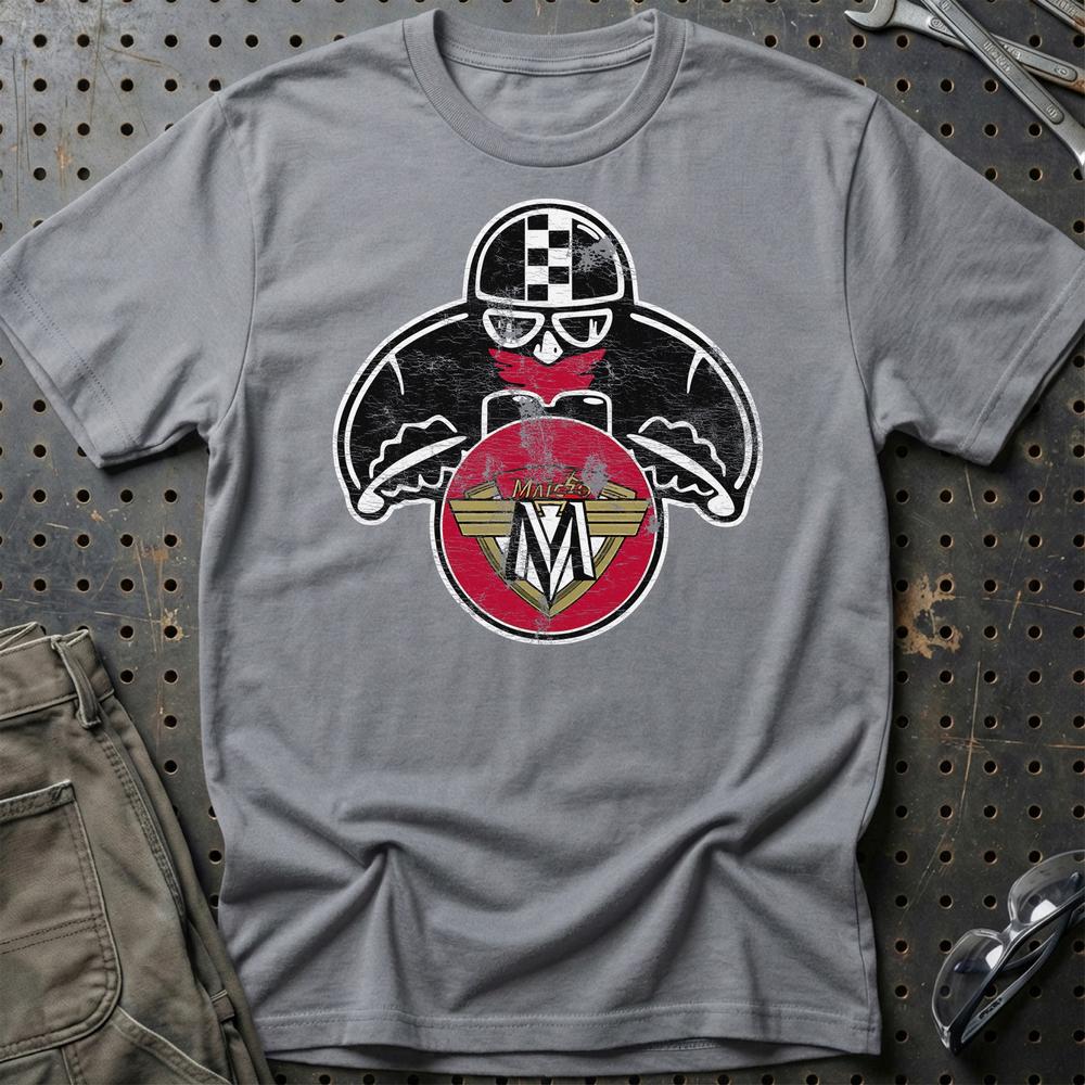Maico Biker Vintage Style T-Shirt-Beklædning-Maico-Grå Sport-S-Garage Culture Shop- garage - man cave - merchandise