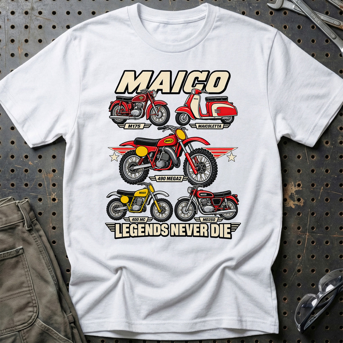 
Produktbillede af Maico Legends Never Die T-Shirt