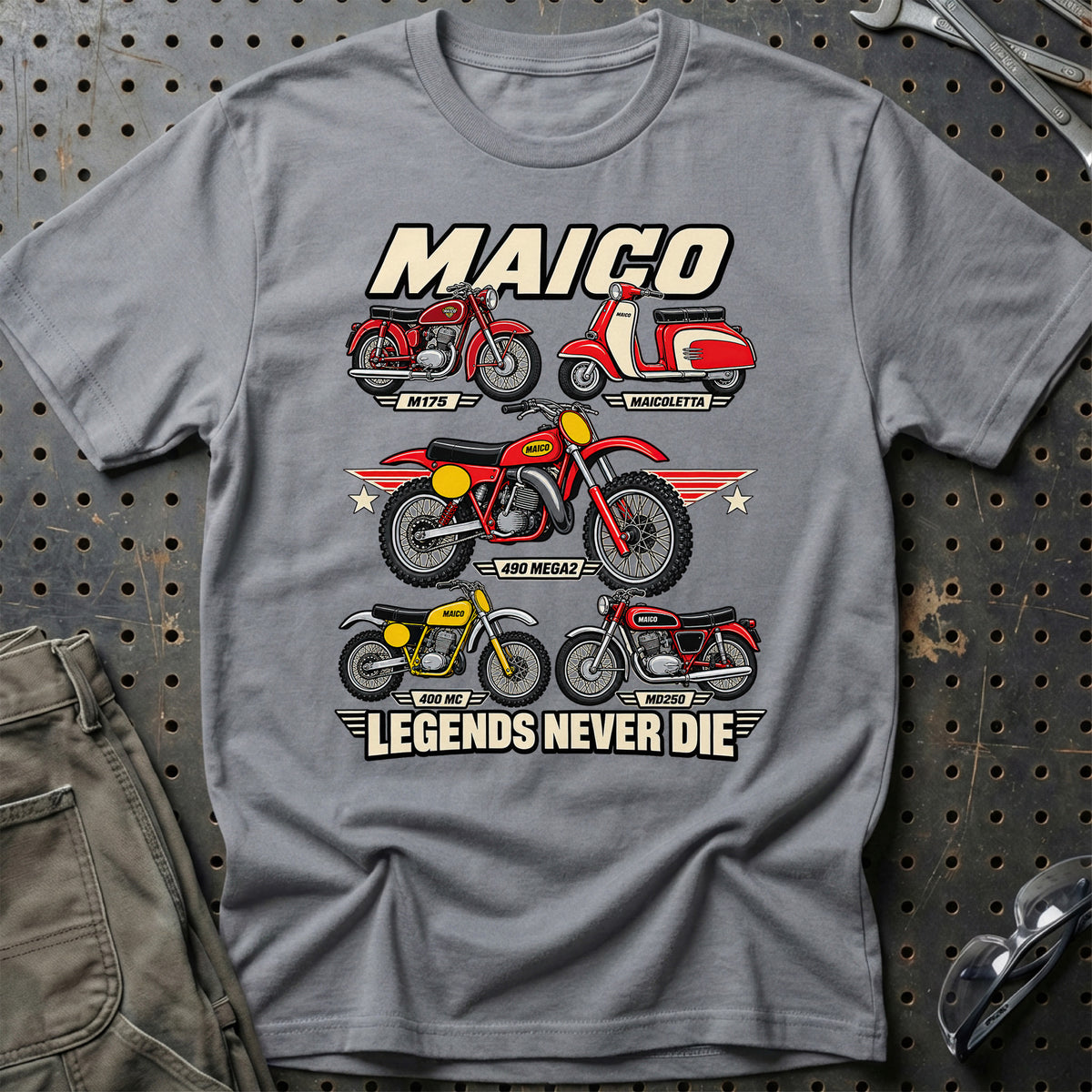 
Produktbillede af Maico Legends Never Die T-Shirt