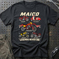 Maico Legends Never Die T-Shirt-Beklædning-Maico-Sort-S-Garage Culture Shop- garage - man cave - merchandise