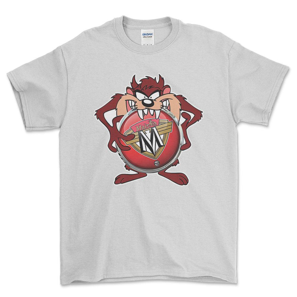 Maico TAZ Unisex T-Shirt , Bomuld-Beklædning-Maico-Hvid-S-Forside-Garage Culture Shop- garage - man cave - merchandise
