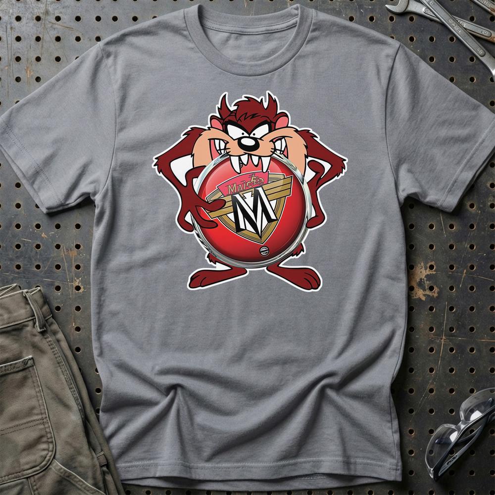 Maico TAZ Unisex T-Shirt , Bomuld-Beklædning-Maico-Grå Sport-S-Garage Culture Shop- garage - man cave - merchandise