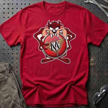 Maico TAZ Unisex T-Shirt , Bomuld-Beklædning-Maico-Rød-S-Garage Culture Shop- garage - man cave - merchandise