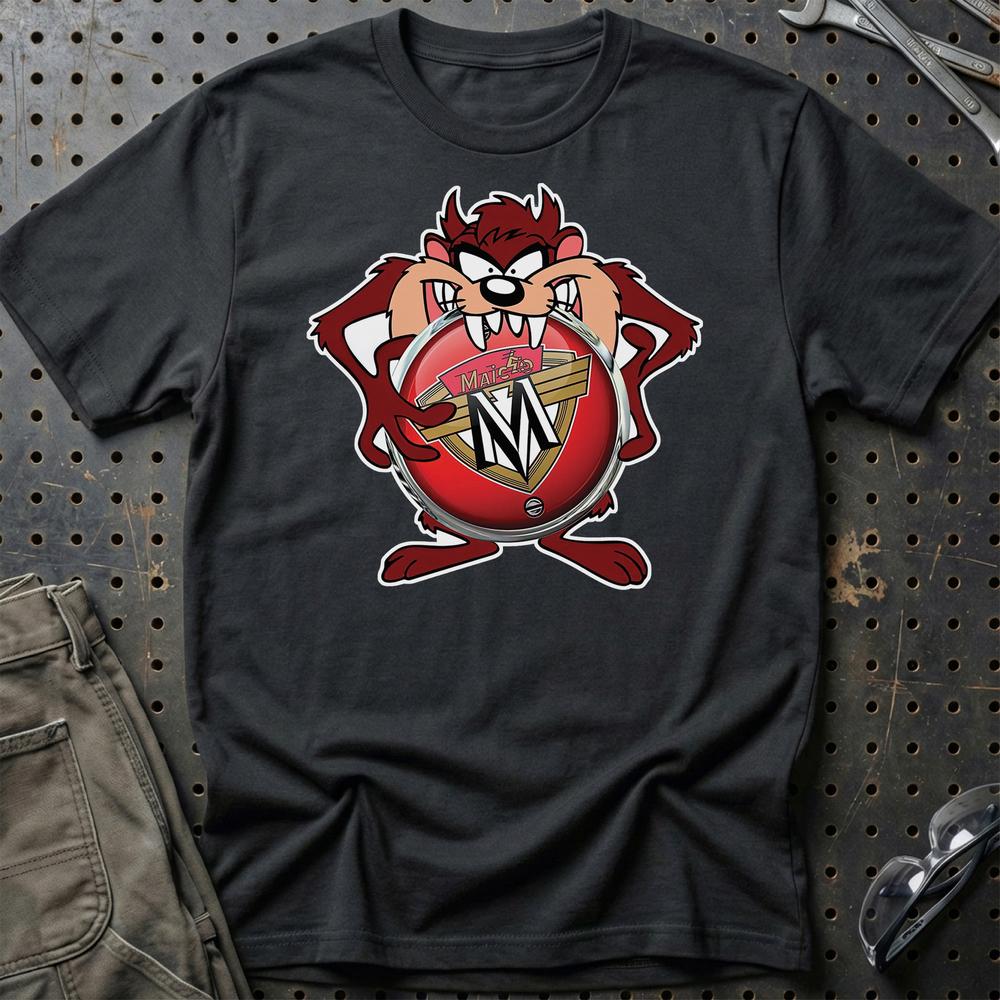 Maico TAZ Unisex T-Shirt , Bomuld-Beklædning-Maico-Sort-S-Garage Culture Shop- garage - man cave - merchandise