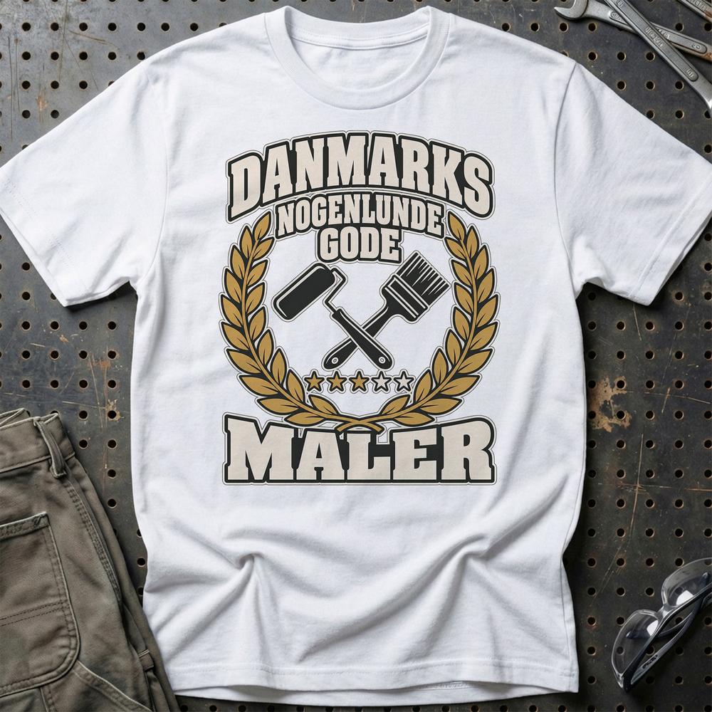 
Produktbillede af Maler – Danmarks Nogenlunde Gode T-Shirt