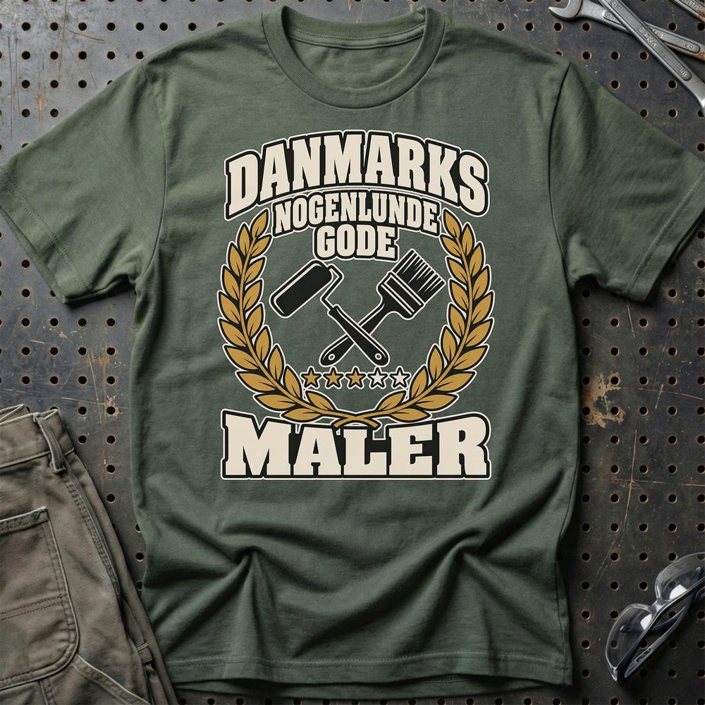 
Produktbillede af Maler – Danmarks Nogenlunde Gode T-Shirt