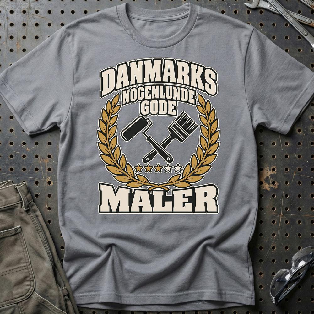 
Produktbillede af Maler – Danmarks Nogenlunde Gode T-Shirt