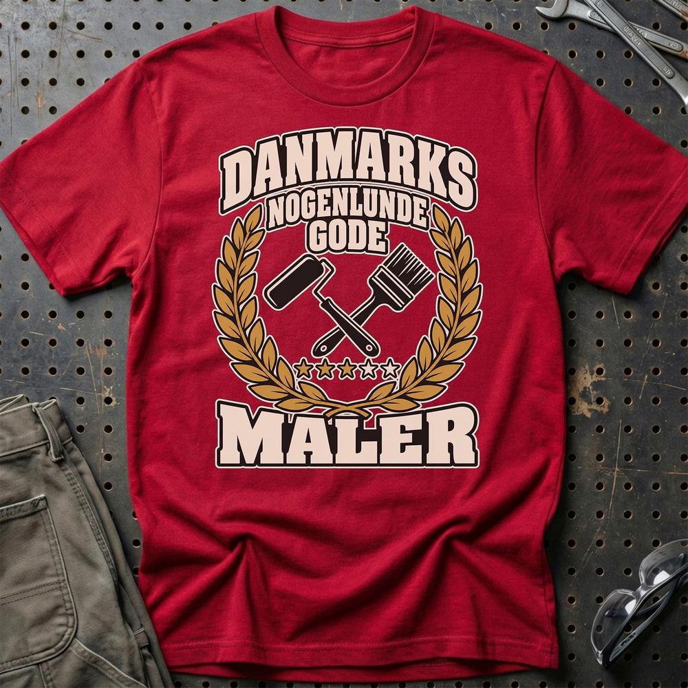 
Produktbillede af Maler – Danmarks Nogenlunde Gode T-Shirt