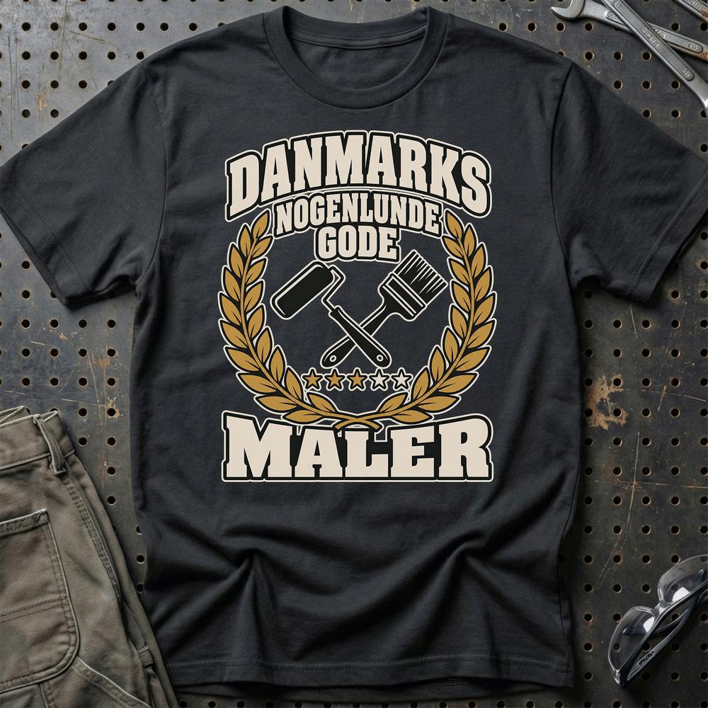 
Produktbillede af Maler – Danmarks Nogenlunde Gode T-Shirt