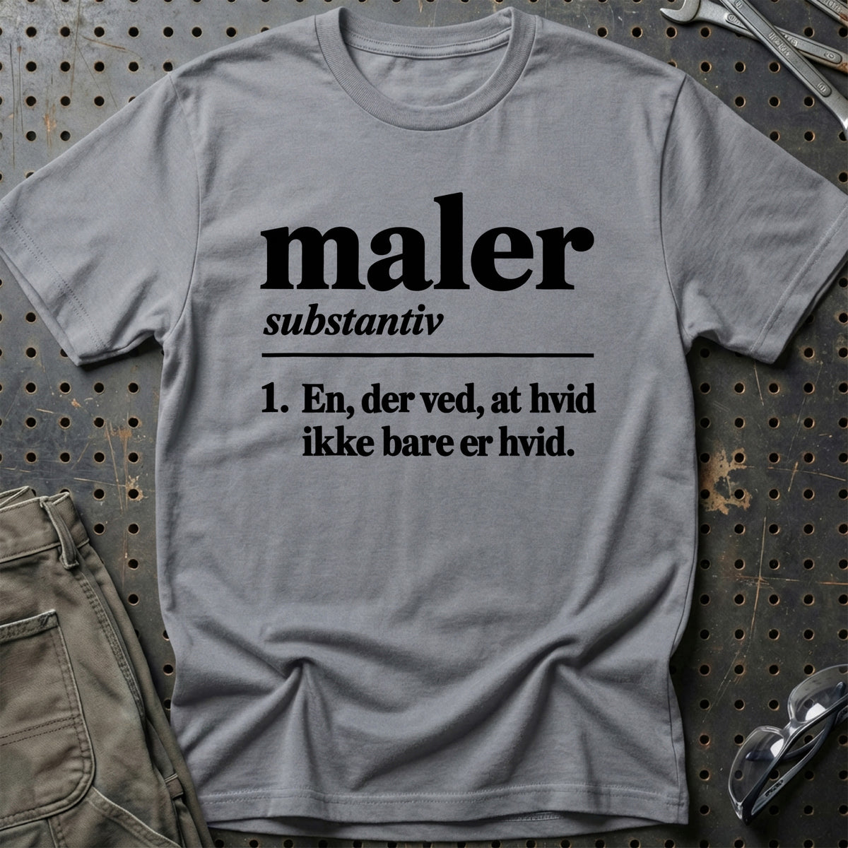
Maler – Definition T-Shirt – Grå Sport