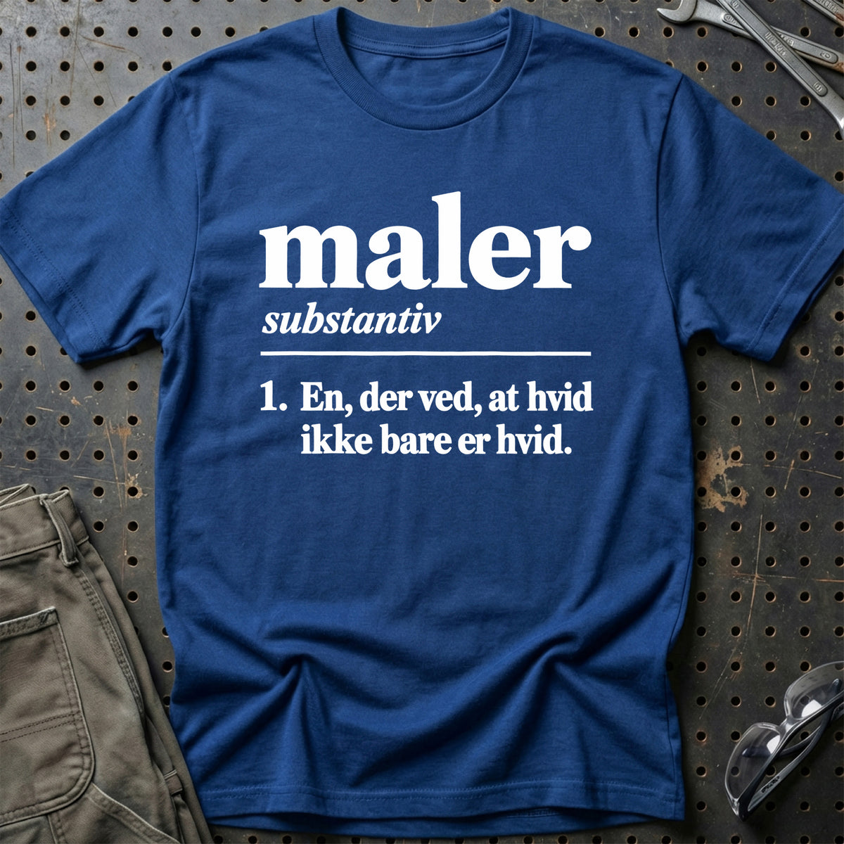 
Maler – Definition T-Shirt – Blå Royal