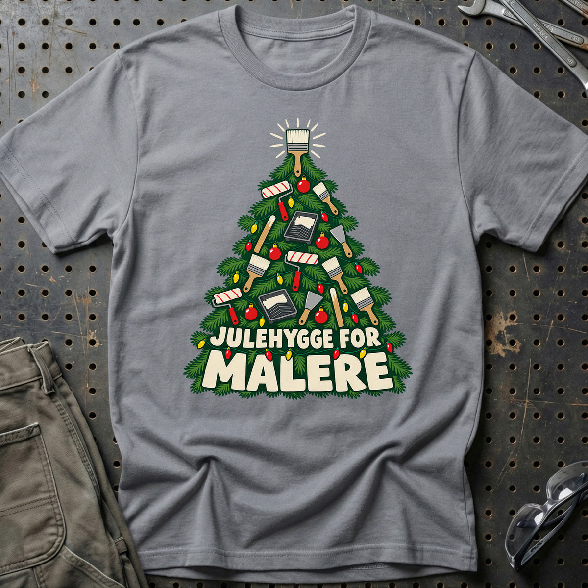 
Maler – Julehygge – Unisex T-Shirt – Grå Sport