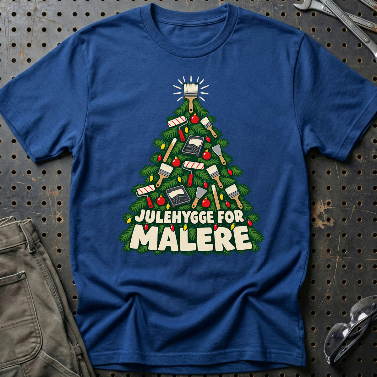
Maler – Julehygge – Unisex T-Shirt – Blå Royal