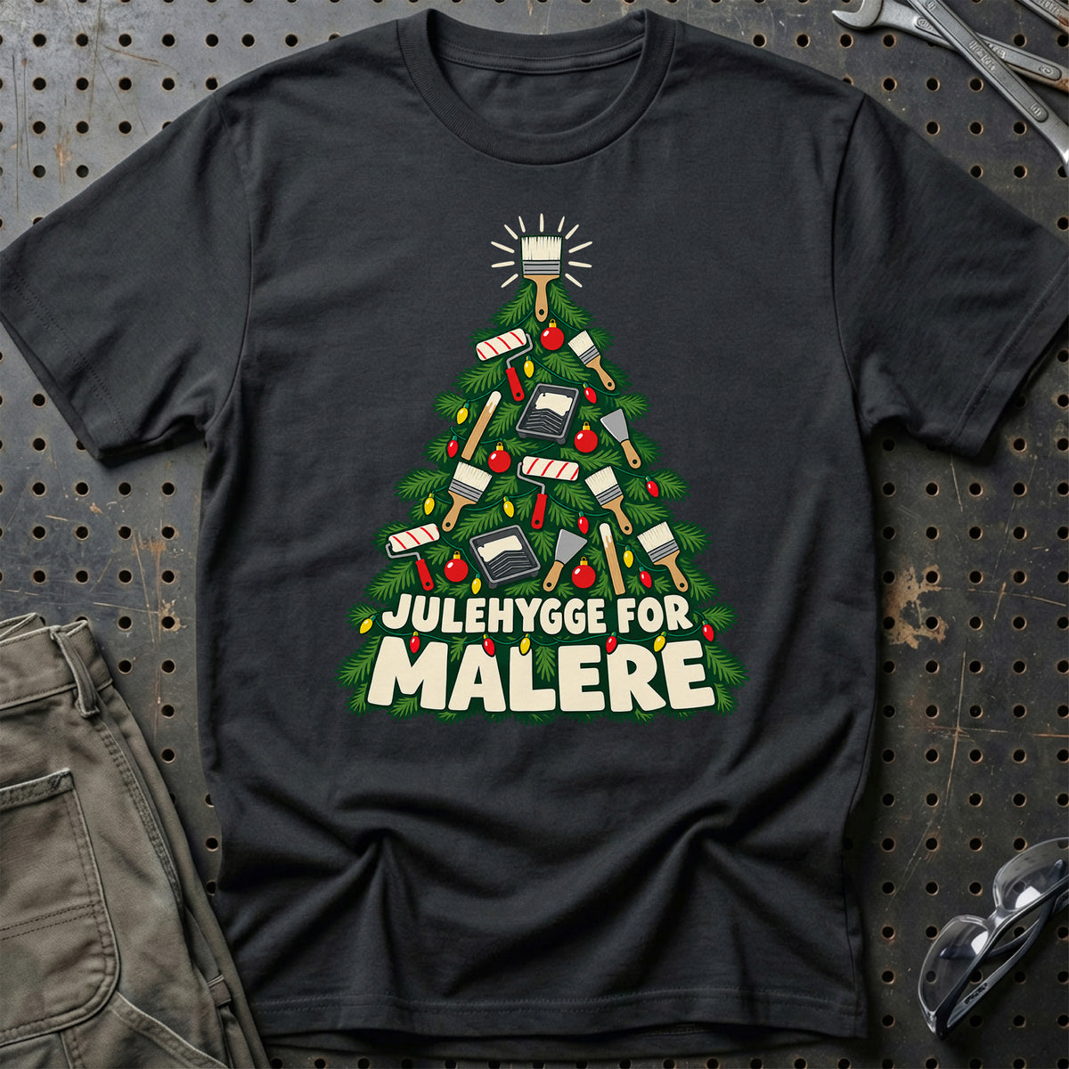 
Maler – Julehygge – Unisex T-Shirt – Sort
