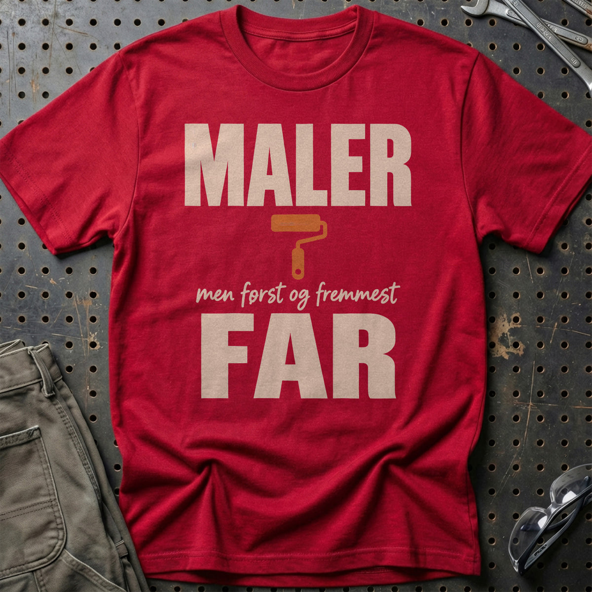 
Produktbillede af Maler – Men Først Og Fremmest Far T-Shirt