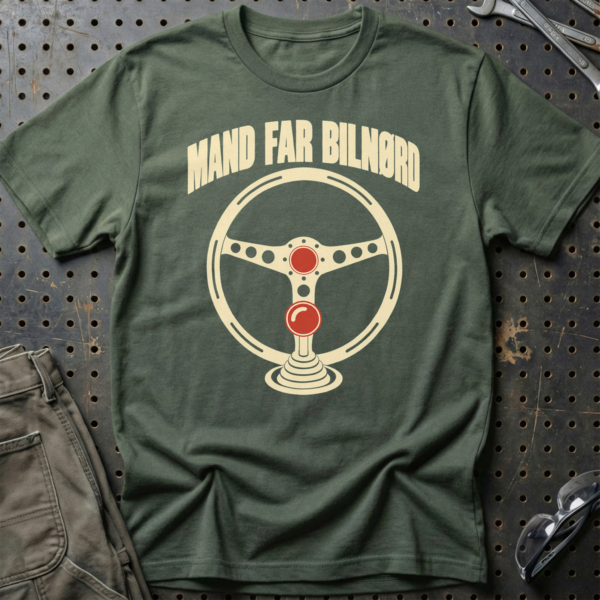 
Produktbillede af Mand far bilnørd T-Shirt