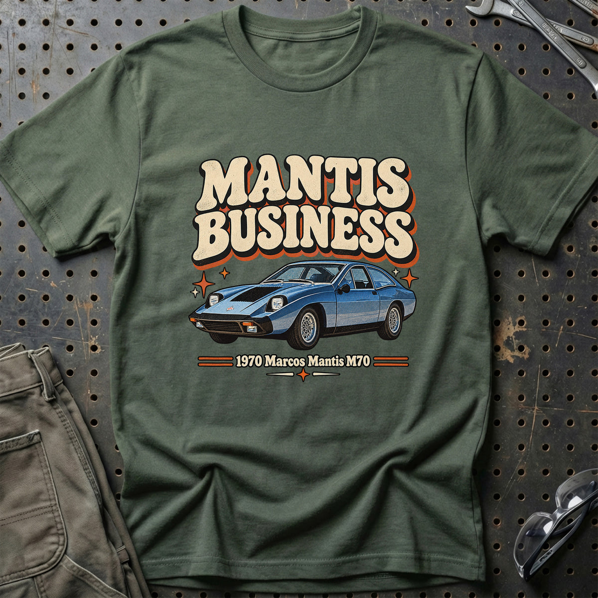 
Marcos Mantis M70 1970 – Mantis Business T-Shirt – Grøn Militær