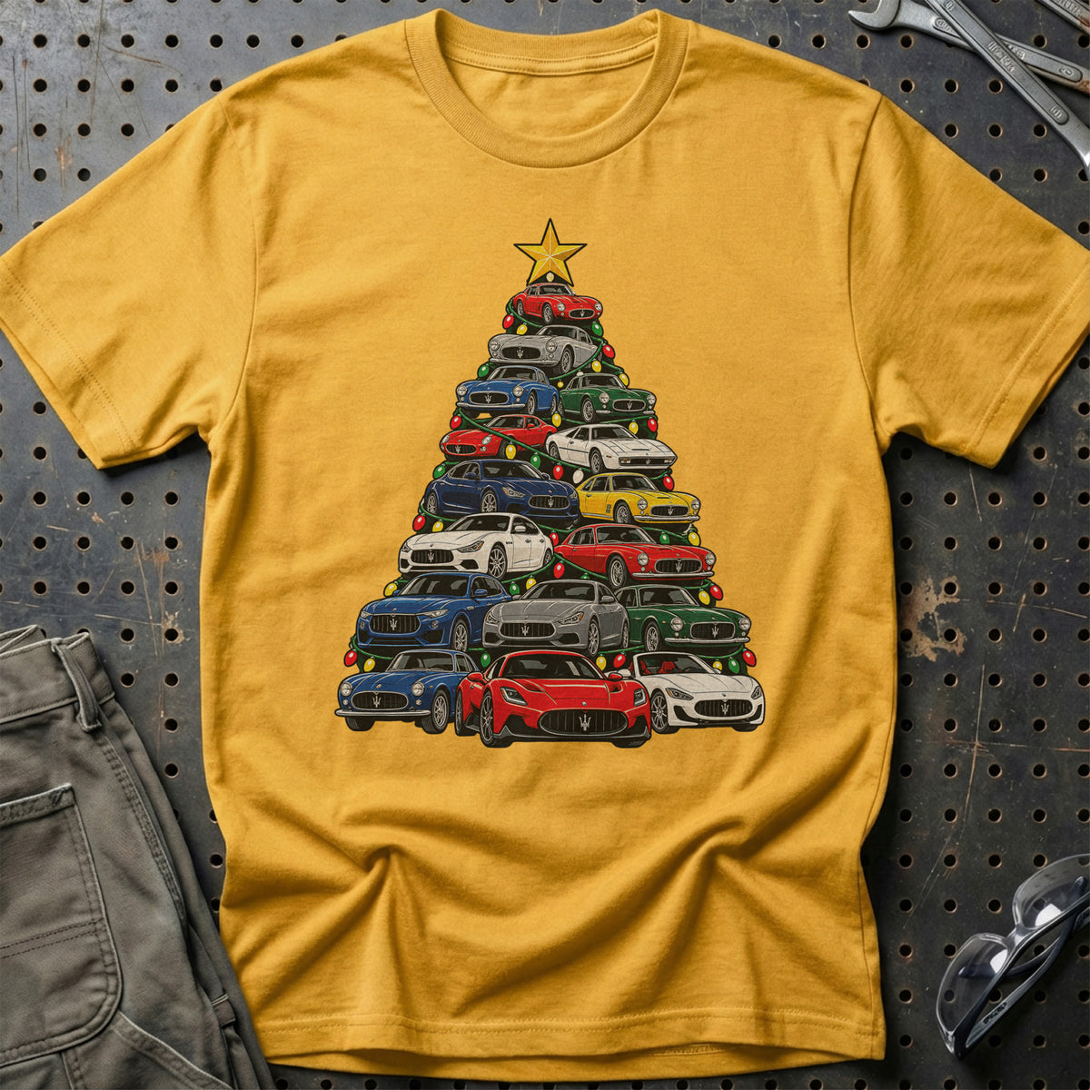
Produktbillede af Maserati Juletræ T-Shirt