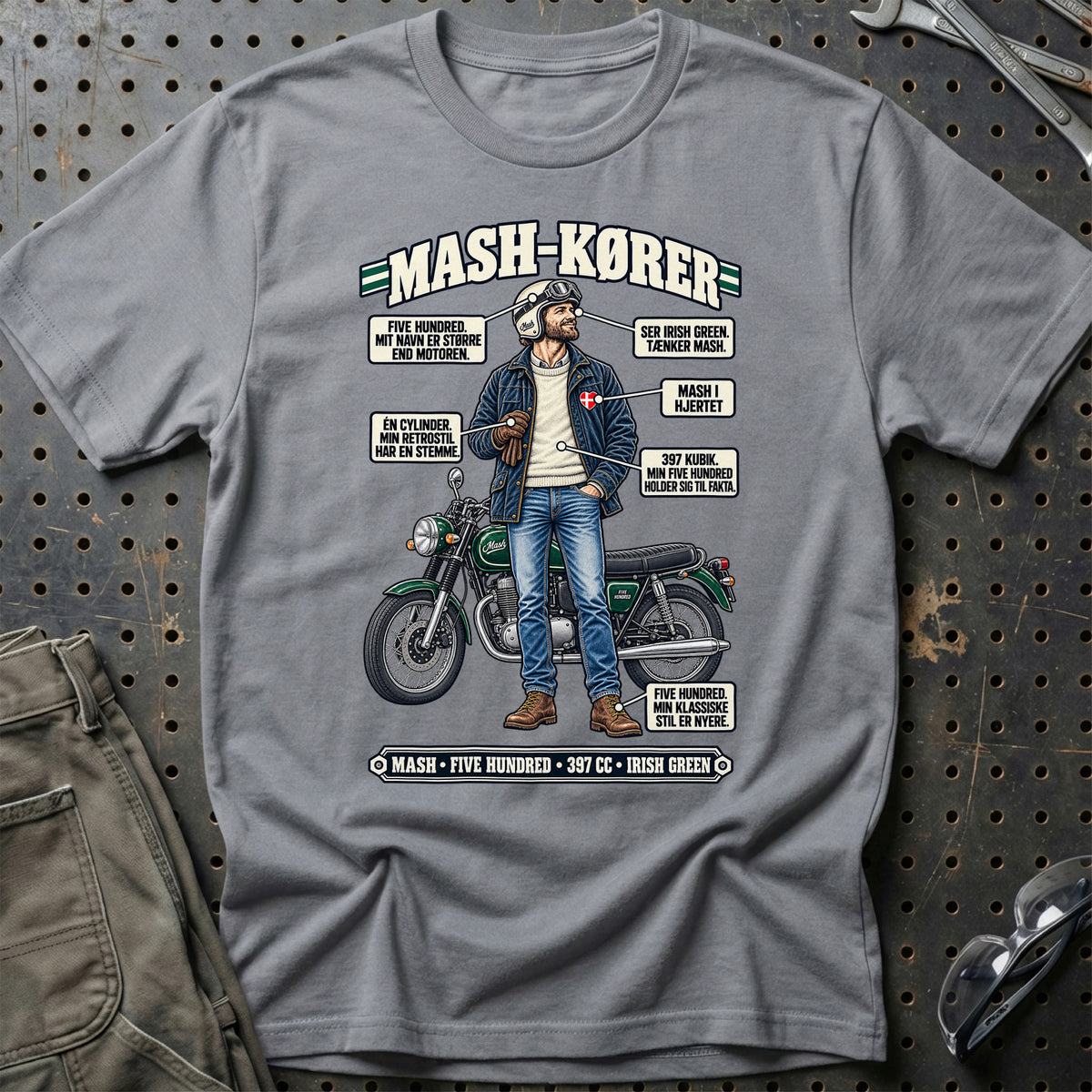
Mash-Kører T-Shirt – Grå Sport