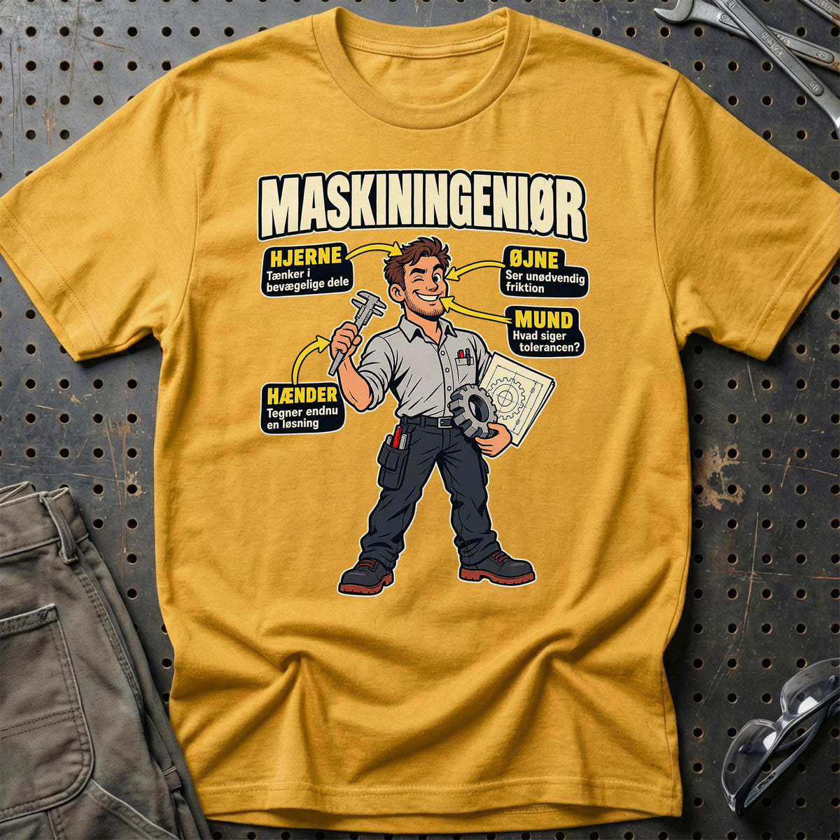 
Produktbillede af Maskiningeniør – Anatomi T-Shirt