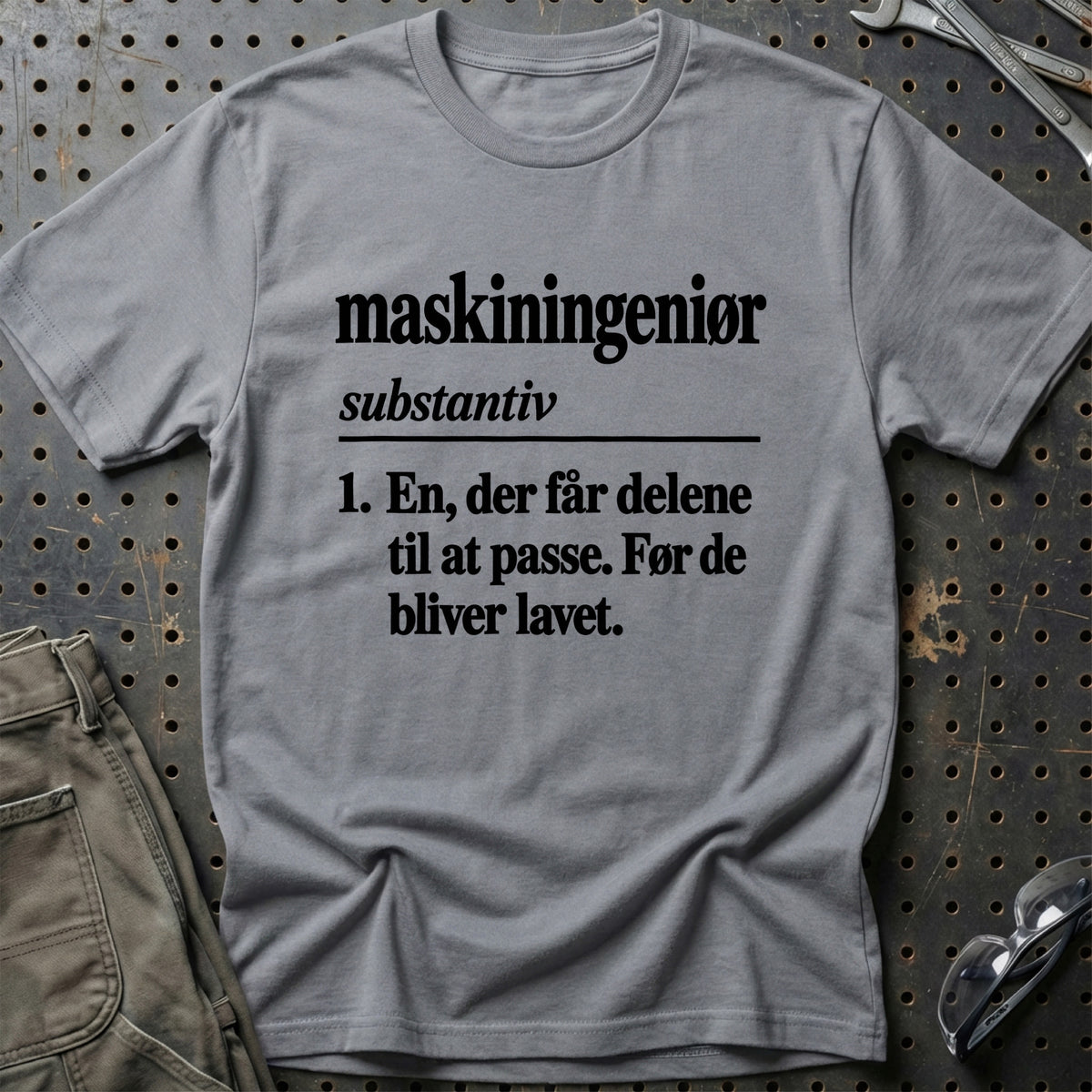 
Maskiningeniør – Definition T-Shirt – Grå Sport
