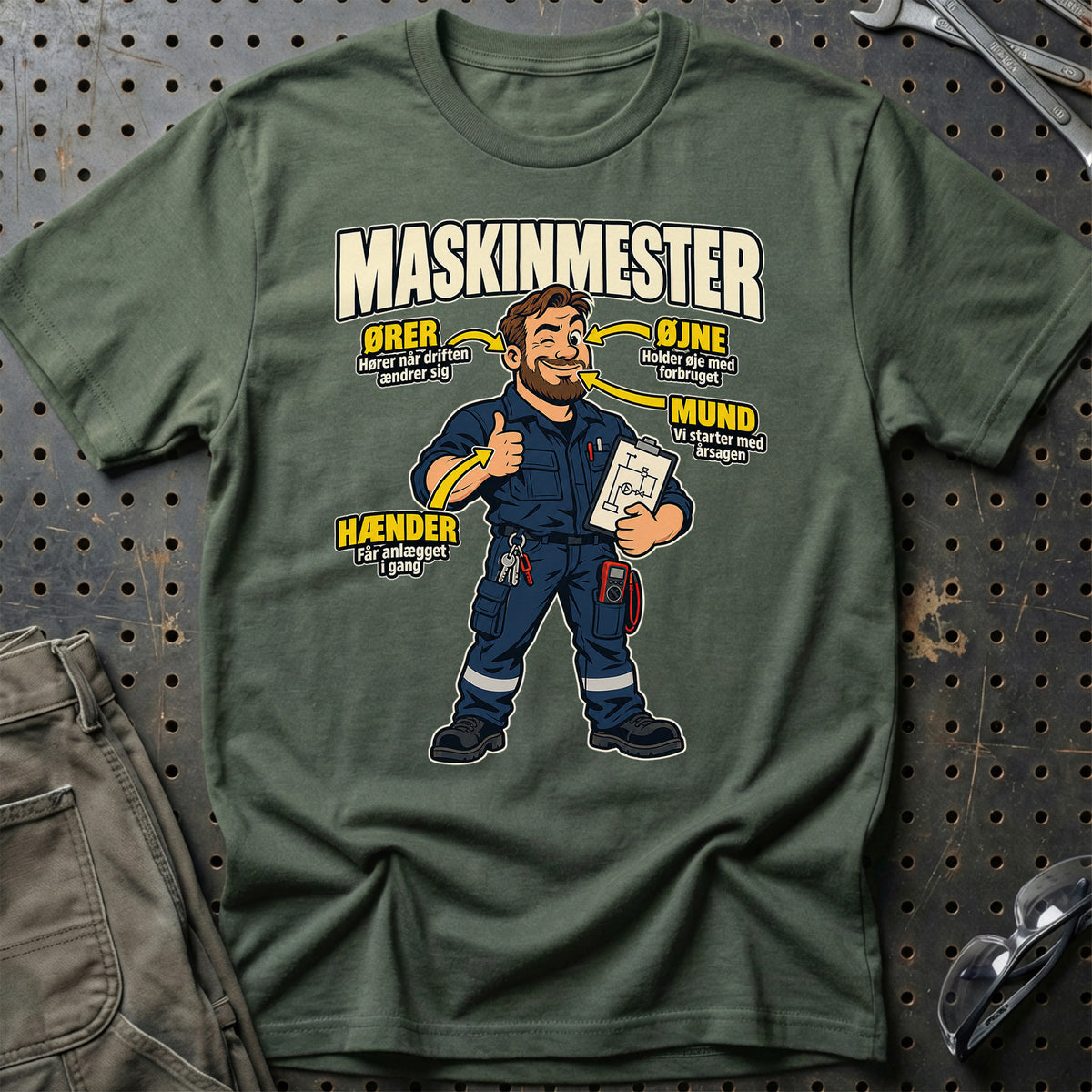 
Produktbillede af Maskinmester – Anatomi T-Shirt