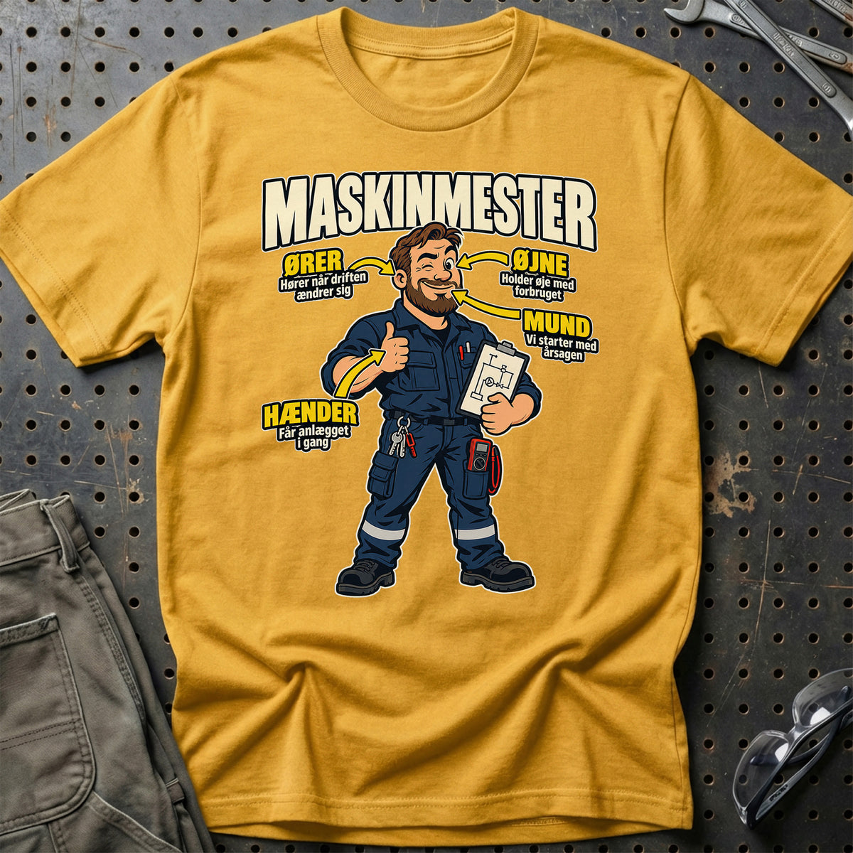 
Produktbillede af Maskinmester – Anatomi T-Shirt