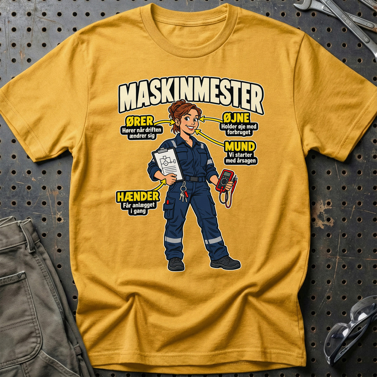 
Produktbillede af Maskinmester – Anatomi T-Shirt