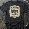 Massey Ferguson 135 I’m Not Old, I’m Classic T-Shirt-Beklædning-Massey Ferguson-Sort-S-Garage Culture Shop- garage - man cave - merchandise