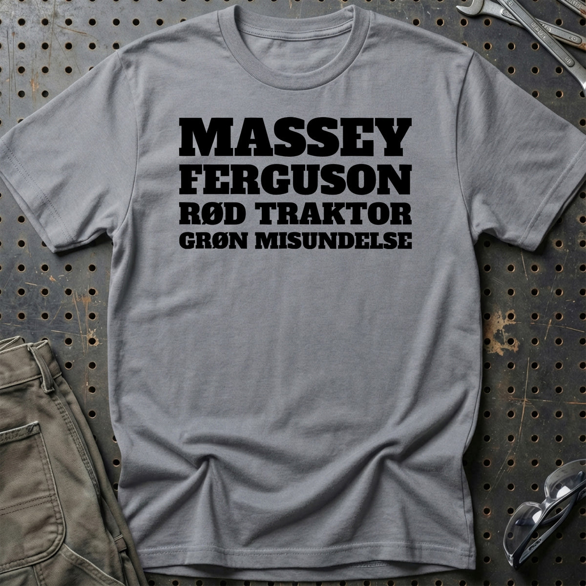 
Produktbillede af Massey Ferguson – Rød Traktor – Grøn Misundelse T-Shirt