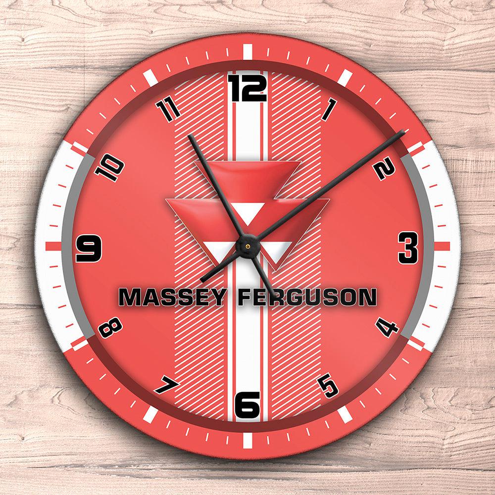 Massey Ferguson Vægur Rundt-Clock-Massey Ferguson-Garage Culture Shop- garage - man cave - merchandise