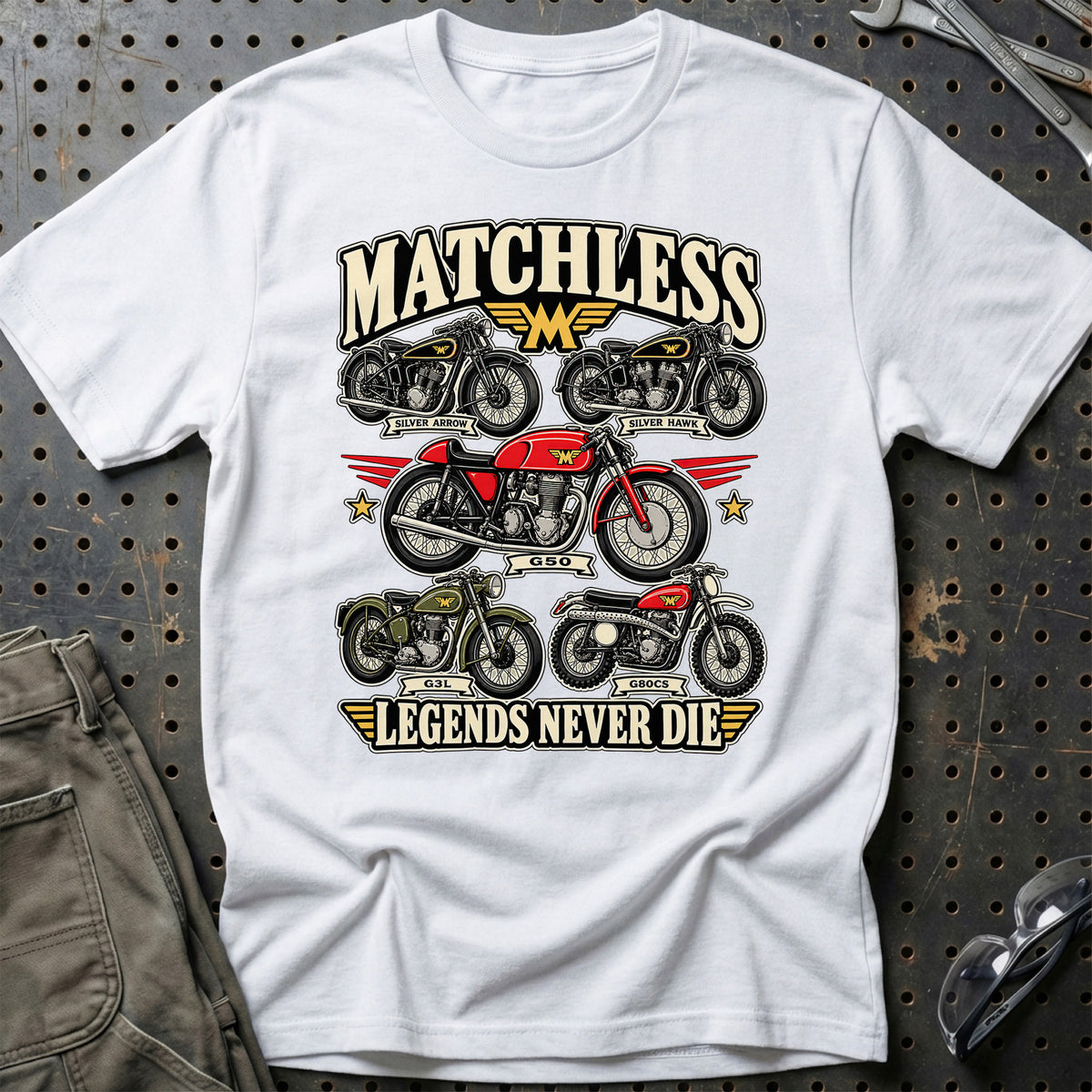 
Produktbillede af Matchless Legends Never Die T-Shirt