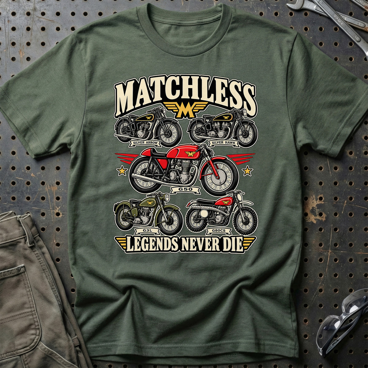 
Produktbillede af Matchless Legends Never Die T-Shirt