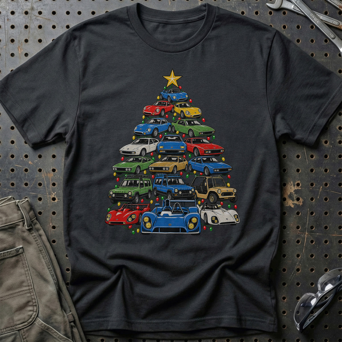 Matra Juletræ T-Shirt-Beklædning-Matra-Sort-S-Garage Culture Shop- garage - man cave - merchandise