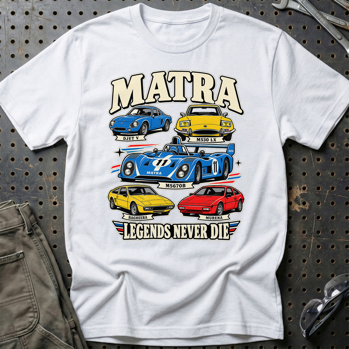 
Produktbillede af Matra Legends Never Die T-Shirt